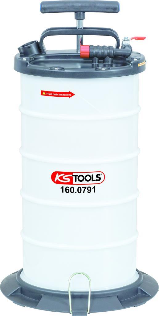 KS TOOLS Vakuum-Absaugpumpen-Grundgerät, 9,5 Liter (160.0791)