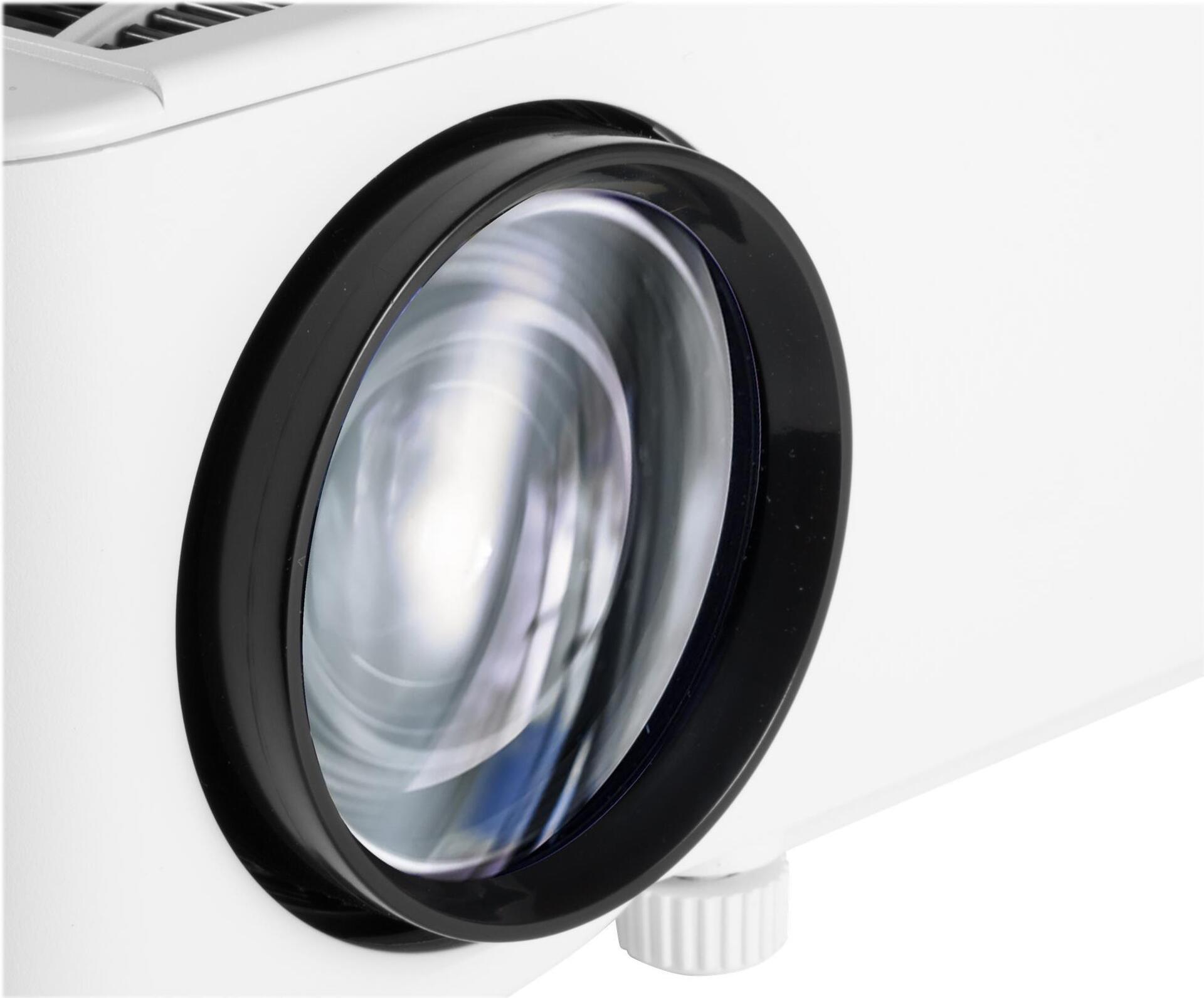 Technaxx TX-113 LCD-Projektor 1800 ANSI Lumen 1080p Tragbar Weiß