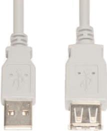 e+p CC 518 3m USB A USB A Männlich Weiblich Grau USB Kabel (CC 518)