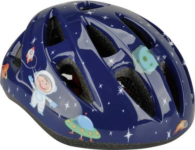 Fischer Fahrrad Kinder Space XS/S Kinder-Helm Schwarz Konfektionsgröße=XS/S (86710)