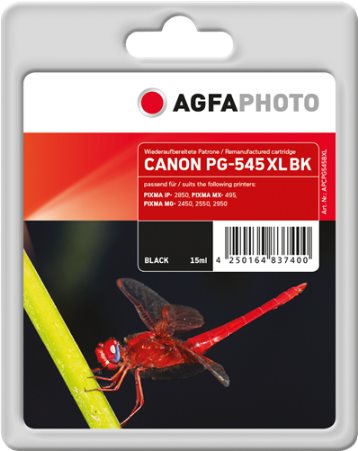 AgfaPhoto Schwarz kompatibel (APCPG545BXL)
