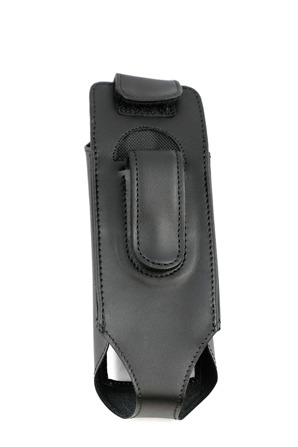 Soryt Ledertasche Holster OpenStage M3 Stahlclip Schwarz
