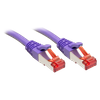 Lindy - Patch-Kabel - RJ-45 (M) - RJ-45 (M) - 2,0m - SFTP, PiMF - CAT 6 - glatt - Violett (47824)
