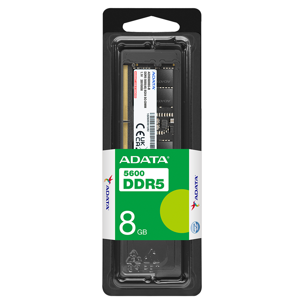 ADATA AD5U56008G-S 8 GB RAM 5600 MT/s CL46 288-pin DIMM Schwarz