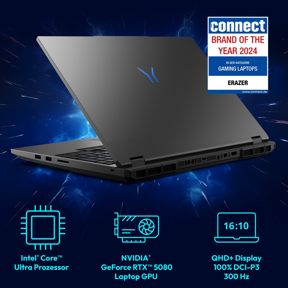Medion Beast Ultimate 16" Core Ultra 9 275HX 32 GB RAM 2 TB SSD Schwarz