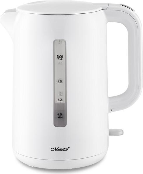 Maestro MR-022 Wasserkocher 2,2 l 2200 W (MR-022-WHITE) Weiß (MR-022-WHITE)