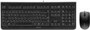 CHERRY DC 2000 - Tastatur-und-Maus-Set - USB - Belgien - Schwarz (JD-0800BE-2)