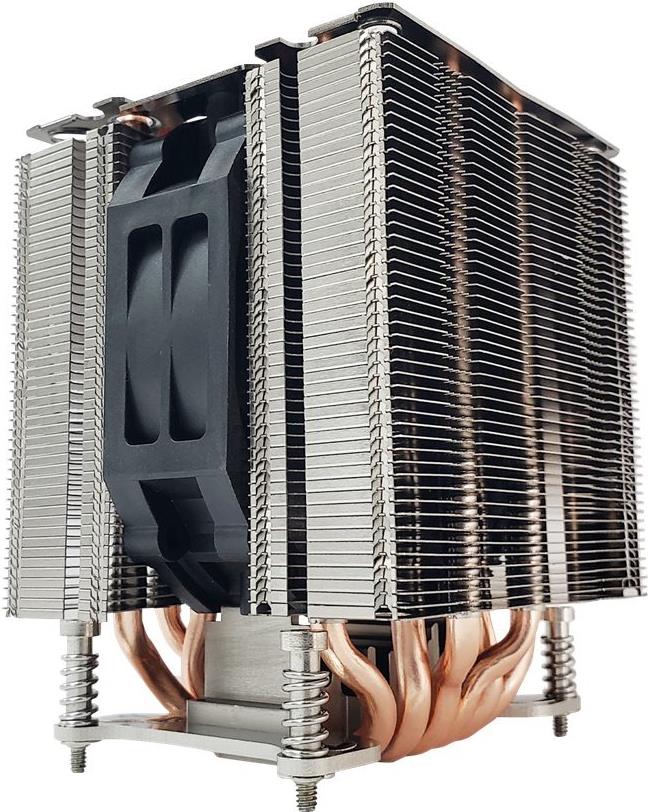 DYNATRON A49 AMD AM4 AM5 Kuehler 4U Heatpipes mit Aluminiumsockel und Aluminiumlamellenstapel Aktiv mit PWM und bis zu 170W TDP (A 2777 / A49)