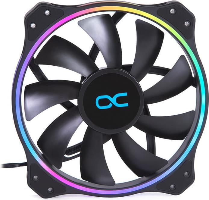 Alphacool Aurora LUX PRO Computergehäuse Ventilator 20 cm Schwarz 1 Stück(e) (24815)