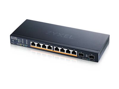 ZyXEL XMG1915 Series XMG1915-10EP Managed Switch 10 Ports 2.5 Gigabit PoE++ Blau, Grau
