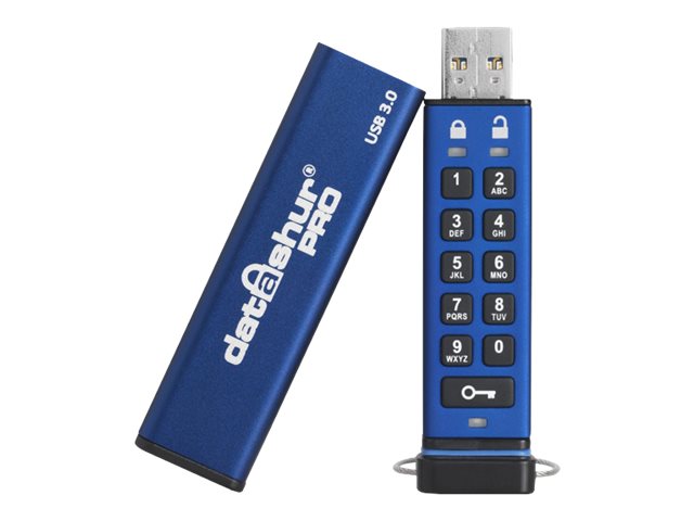 iStorage datAshur Pro 128 GB USB 3.0 Blau