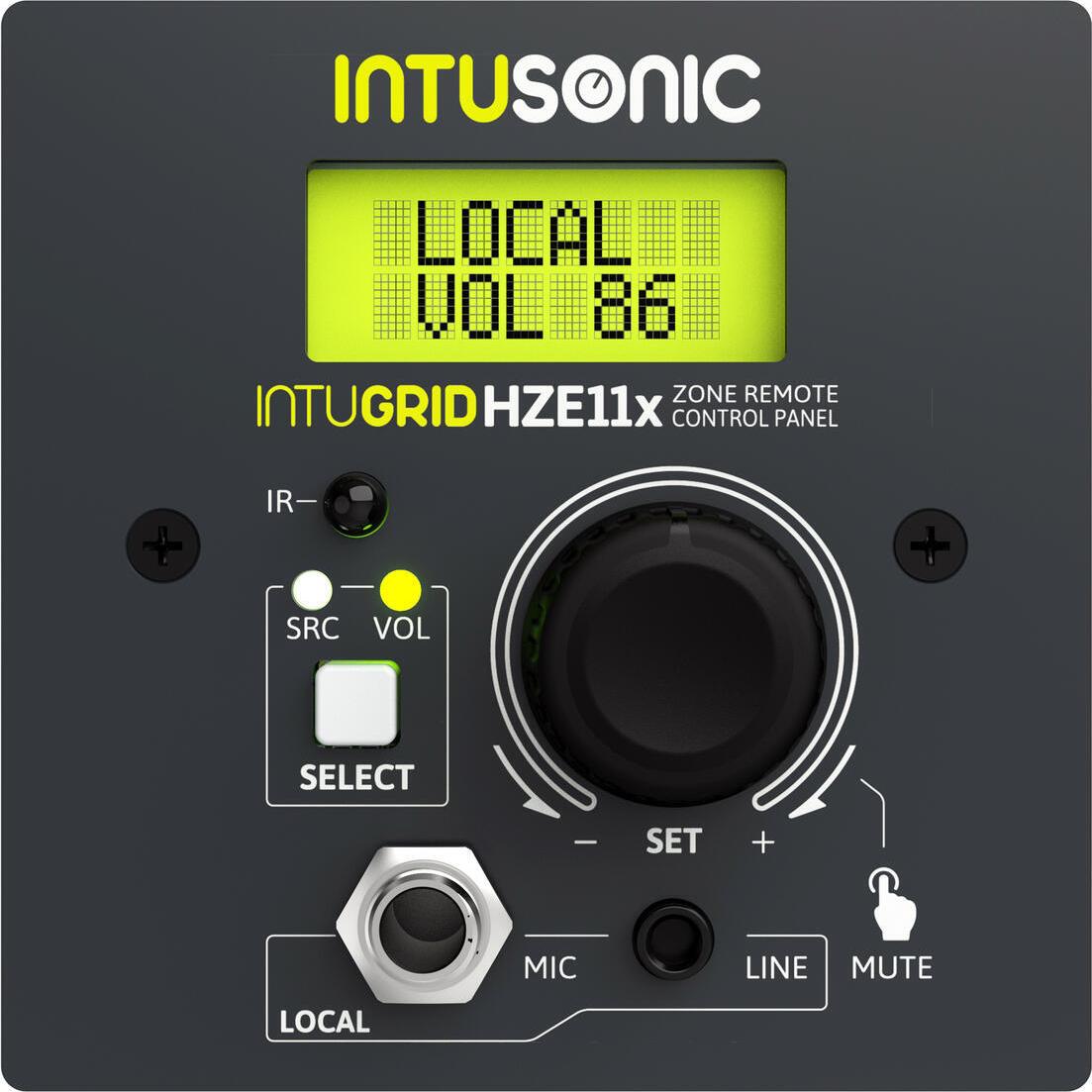 INTUSONIC HZE11+ Zonen Fernbedienungspanel (12604191)