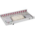 EFB-Elektronik Spleißbox LC 50/125µ OM4 ausziehbar, 12 Pigtails / 6 Kupplungen Hersteller: EFB Elektronik (B71901L12OM4)