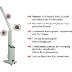 UV-C Desinfektionsstation 60W mit 2 Röhren für 30 mÂ² Raumfläche, Good Connections (UVC-0001)