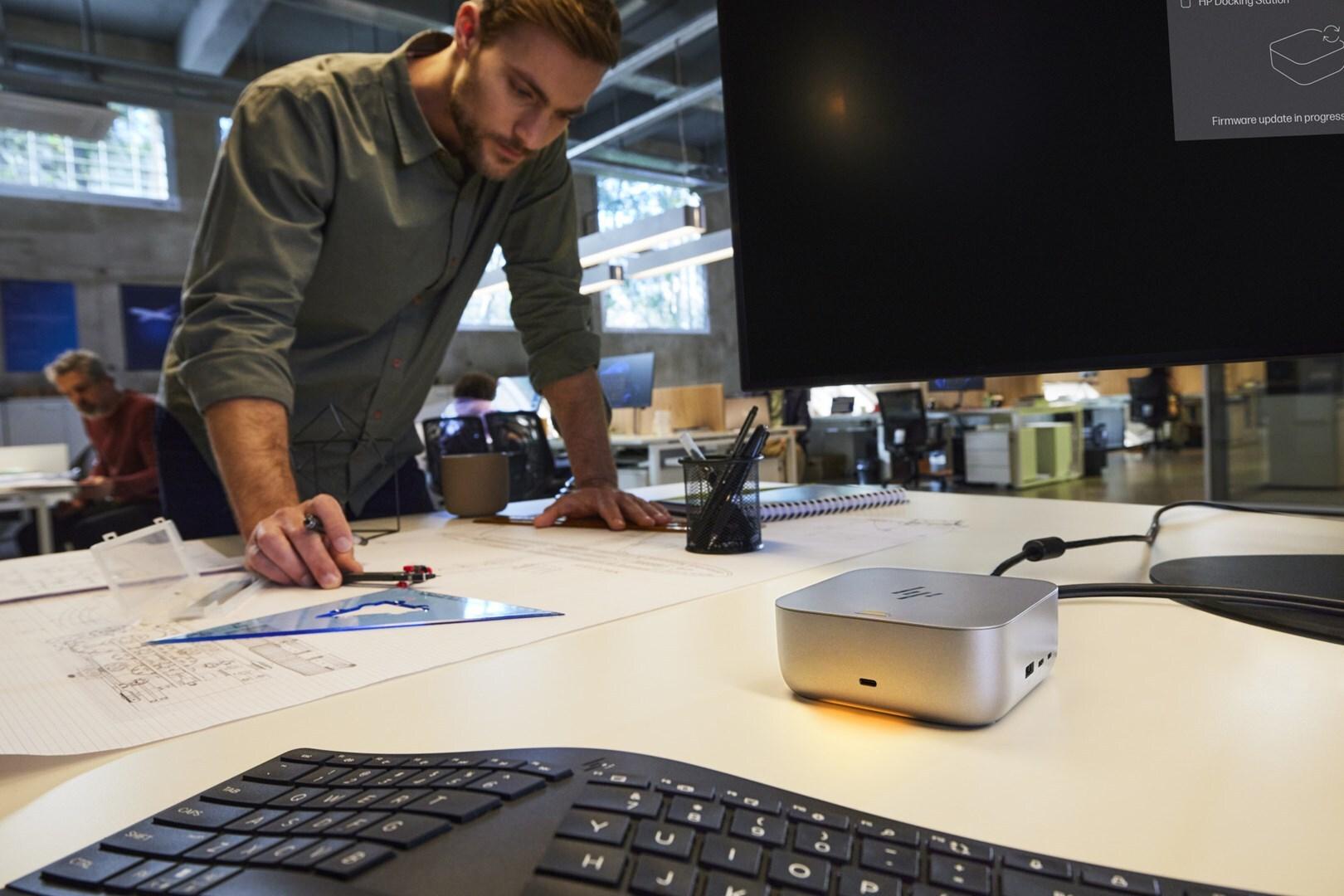 HP 280W Ultra Dock G6 Dockingstation Thunderbolt 4 Grau