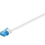 Wentronic 96303 0.5m Cat6a U/UTP (UTP) Blau - Weiß Netzwerkkabel (96303)