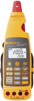 Fluke 773. Breite: 70 mm, Tiefe: 246 mm, Höhe: 44 mm. Akku-/Batterietyp: AA, Batteriespannung: 1,5 V. Anzeige: LCD (3362365)