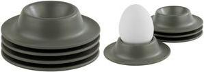 APS Eierbecher EGGY, aus Melamin, grau, 4er Set Durchmesser: 85 mm, Höhe: 20 mm, spülmaschinengeeignet - 1 Stück (85296)