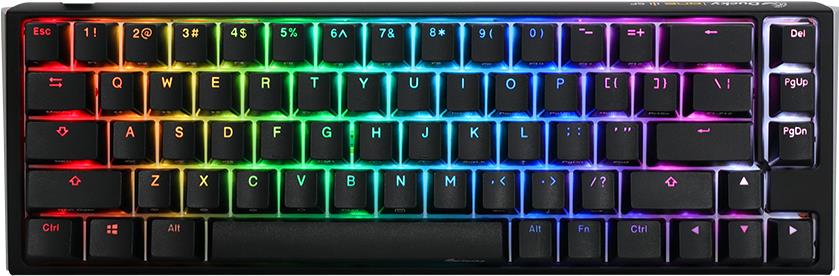 Ducky One 3 Classic Black/White SF Gaming Tastatur, RGB LED - MX-Speed-Silver (US) (DKON2167ST-PUSPDCLAWSC1)