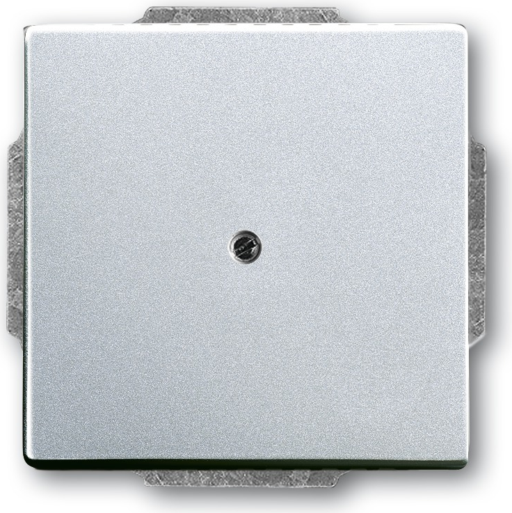 Busch Jaeger 1710-0-3665 Wandplatte/Schalterabdeckung Aluminium (1710-0-3665)