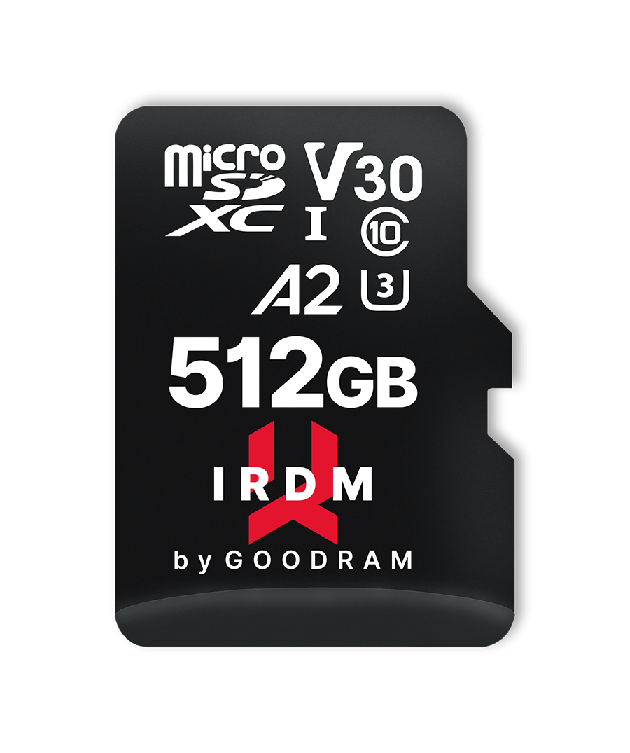 Goodram IRDM M2AA A2 Speicherkarte 512 GB MicroSDHC UHS-I (IR-M2AA-5120R12)