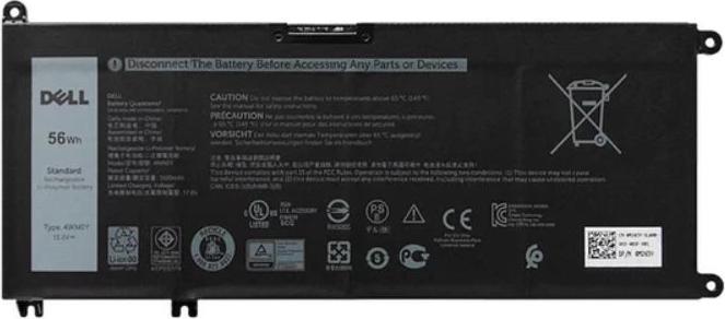 Dell Battery, 56WHR, 4 Cell, (4WN0Y)