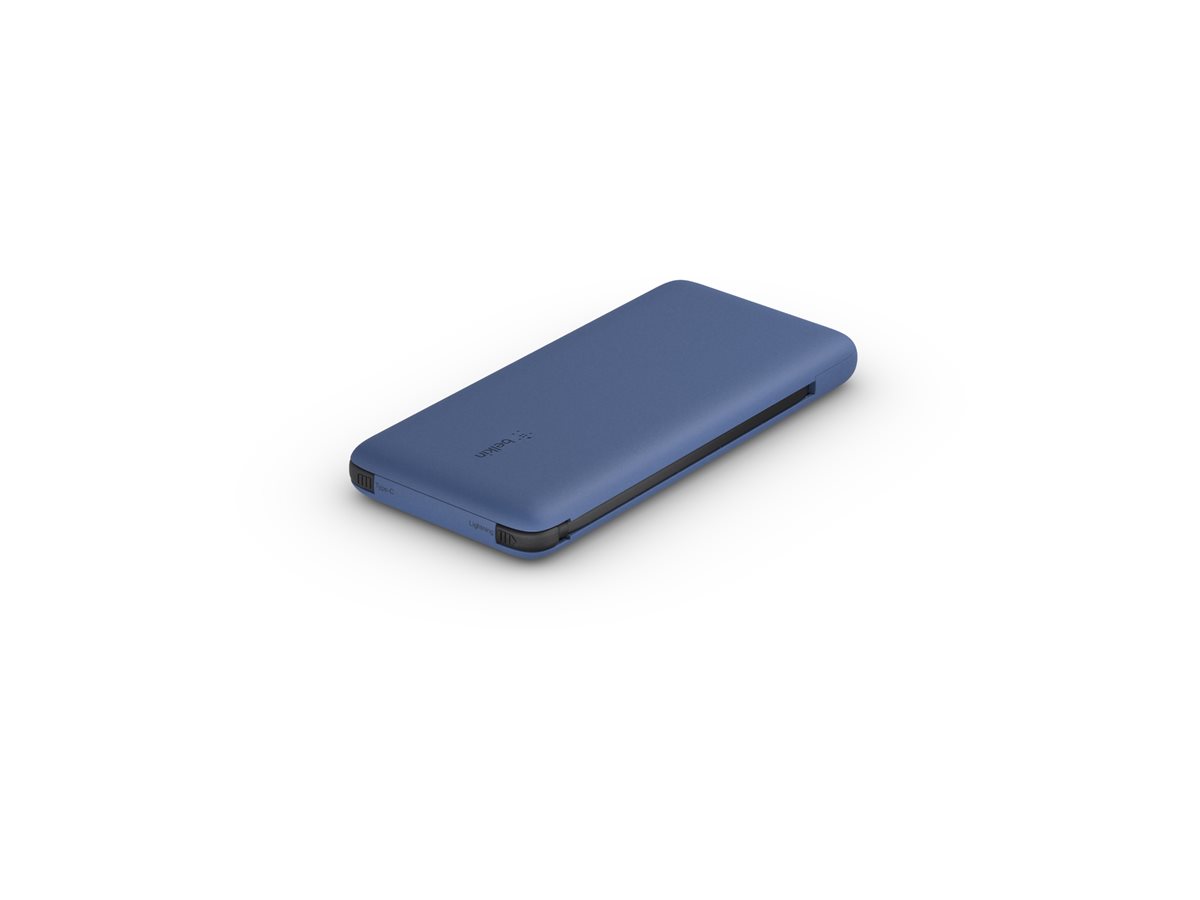 Belkin BoostCharge Plus Powerbank 10.000 mAh 23 W Lightning USB-C Mitternachtsblau