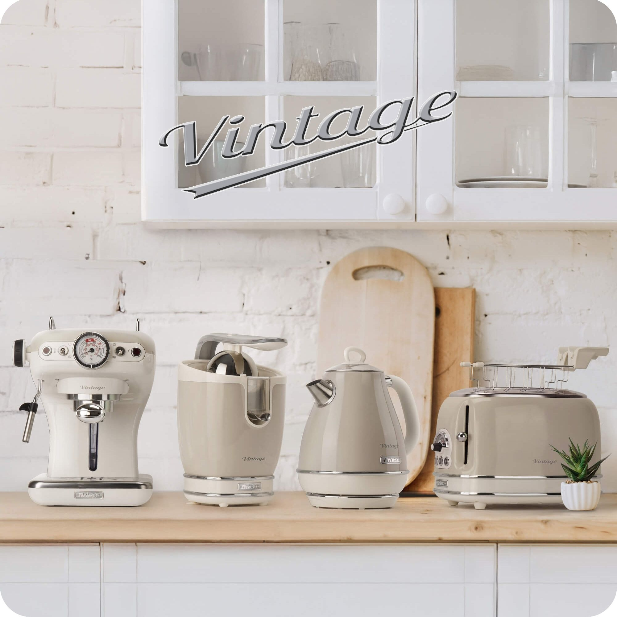 Ariete Vintage 1781CR Küchenmaschine 2,1 l 1000 W Beige