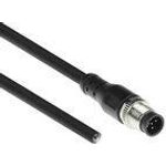 ACT Industrial 1.50 meters Sensor cable M12A 5-pin male to open end, Superflex Xtreme TPE cable, shielded (SC3504)