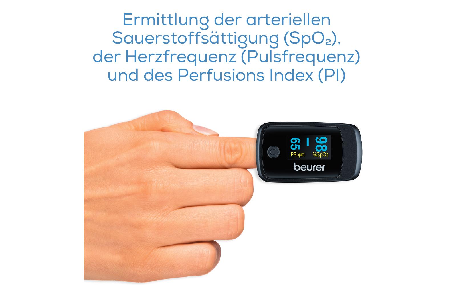 Beurer PO 45 Pulsoximeter Schwarz