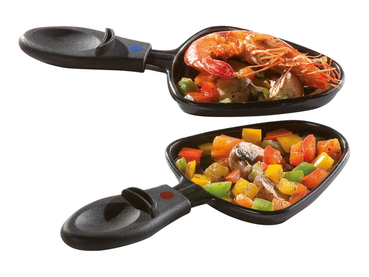 DOMO DO9038G Elektrischer Kamin-Raclettegrill 1200 W für 8 Personen Schwarz