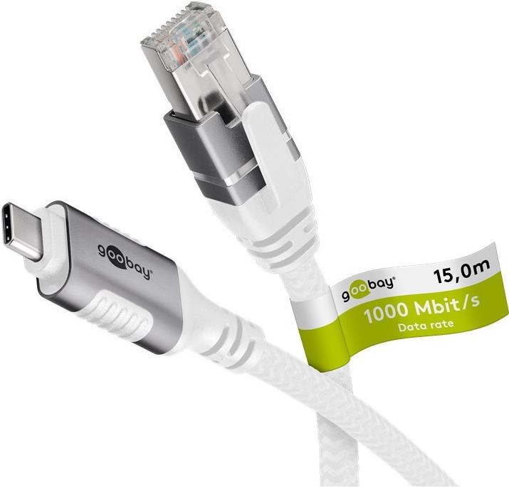 Goobay 74181 Netzwerkadapter Kabel USB 3.1 Typ C Gigabit Ethernet 15 m (74181)