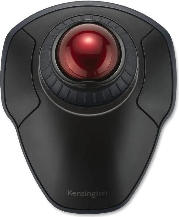 Kensington Orbit Wireless Trackball mit Scroll Ring Schwarz