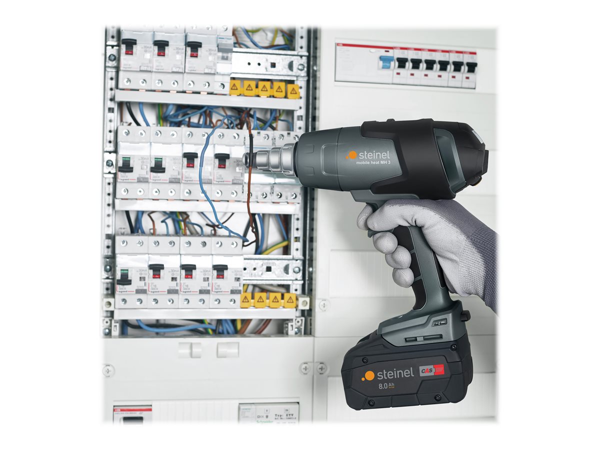 Steinel Professional Line MH 3 Akku-Heißluftgebläse 18 V inkl. 8,0 Ah Akku und Koffer
