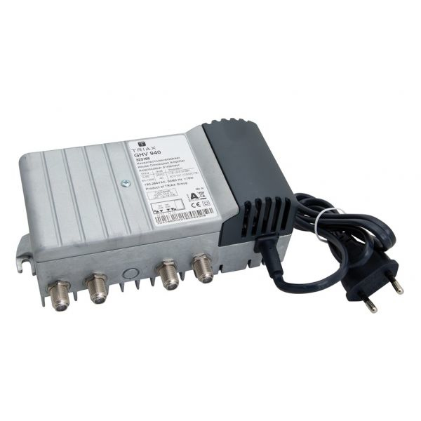Triax GHV 940 TV-Signalverstärker 47 - 1006 MHz Schwarz/Silber