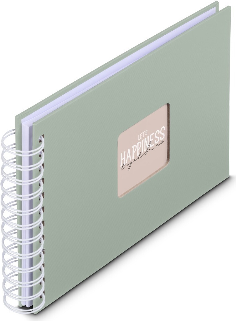 Hama Spiral-Album Fine Art 50 weiße Seiten Salbei (00009866)