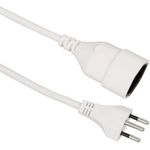 Value 19.99.1183 Stromkabel Weiß 3 m C12-Koppler C13-Koppler (19.99.1183)