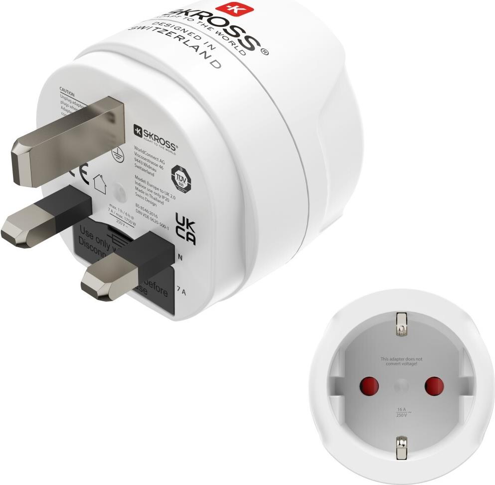 Hama Reiseadapter Typ G, 3-polig, für England, Commonwealth und UK (00223483)