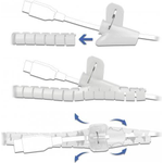 DeLOCK 18842 Kabelschutz Kabelbodenschutz Weiß (18842)