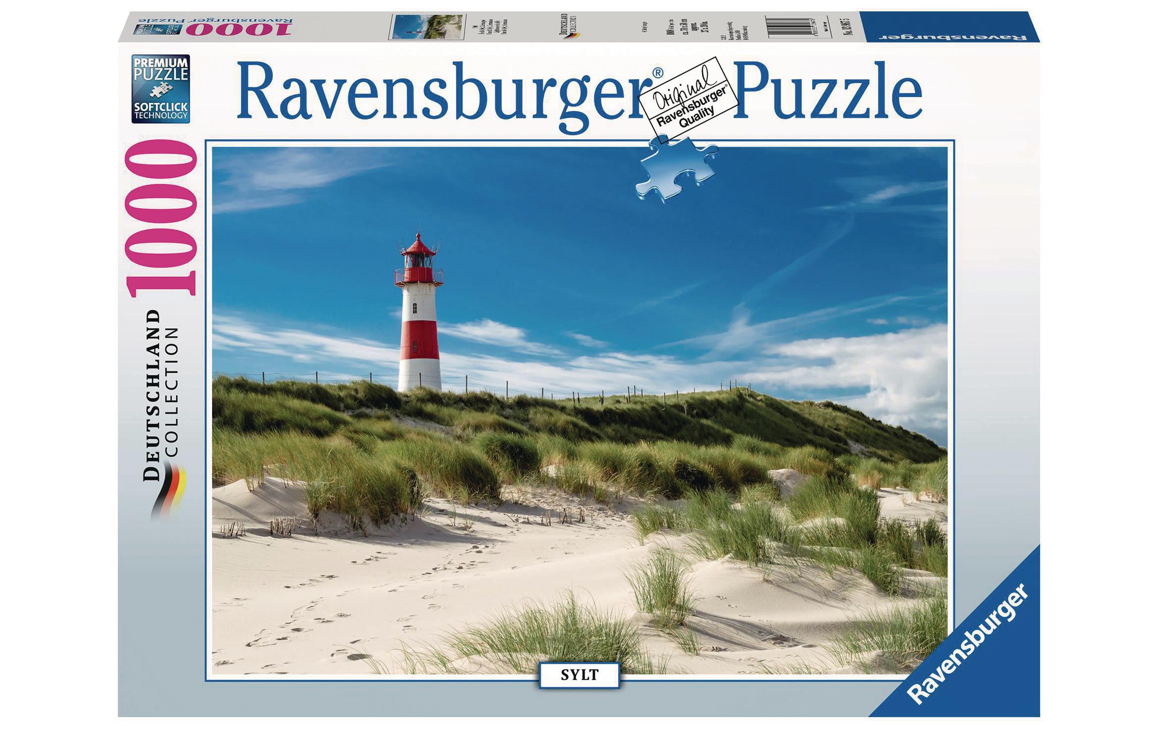 Ravensburger Puzzle Sylt Landschaft 1000 Teile Mehrfarbig
