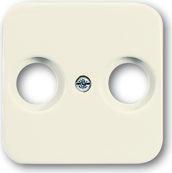 BUSCH-JAEGER Zentralscheibe Antenne Radio TV 2531-212 Duro 2000 SI weiss 2531-212 (1724-0-0194)