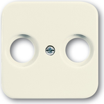 BUSCH-JAEGER Zentralscheibe Antenne Radio TV 2531-212 Duro 2000 SI weiss 2531-212 (1724-0-0194)