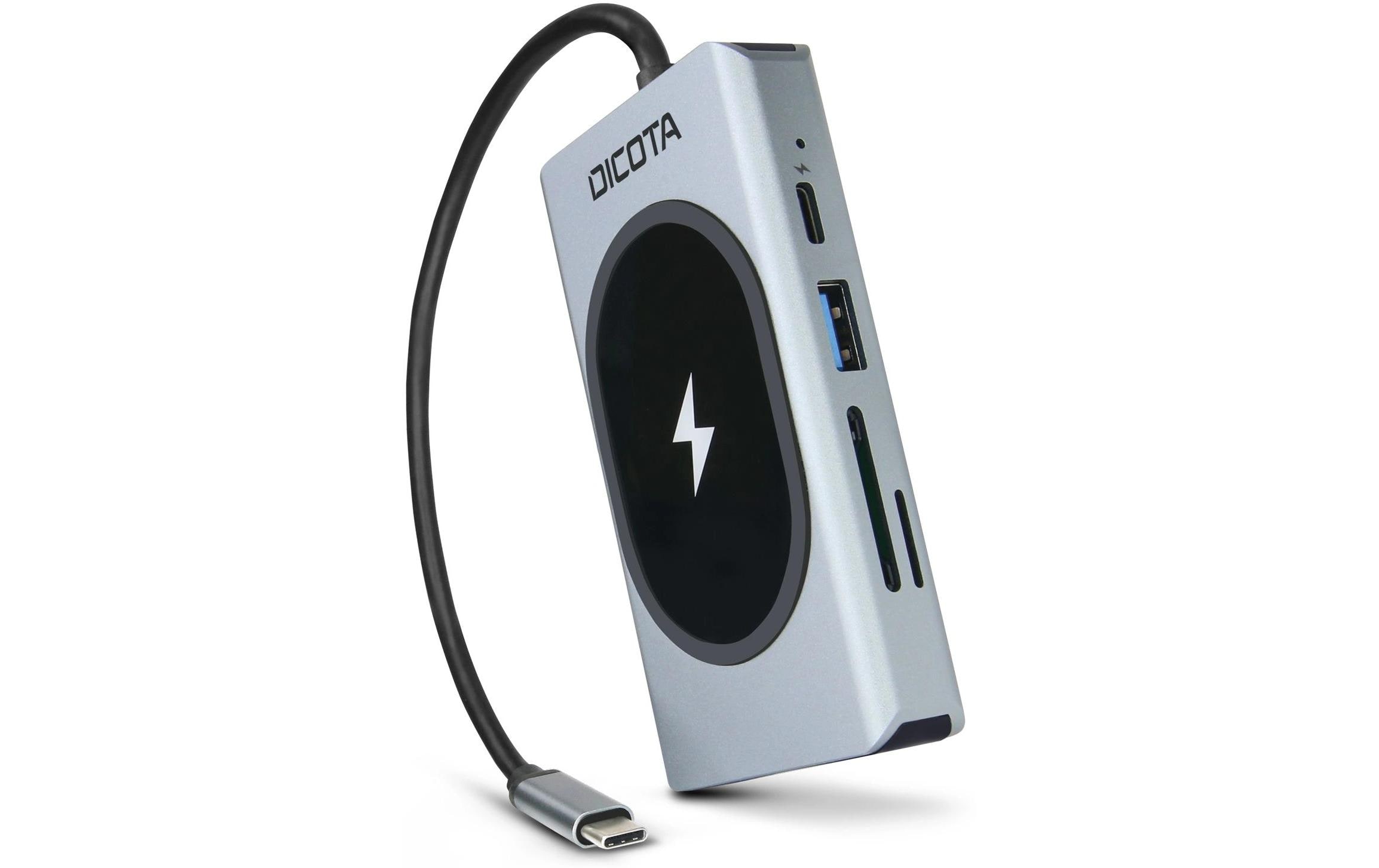 Dicota USB-C 10-in-1 Dockingstation 4K HDMI 100W Power Delivery Silber
