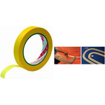 3M Malerabdeckband 244 Gold, 36 mm x 50 m, Stärke: 0,08 mm extra dünn und anschmiegsam für professionelle Malerarbeiten - 1 Stück (2443650)