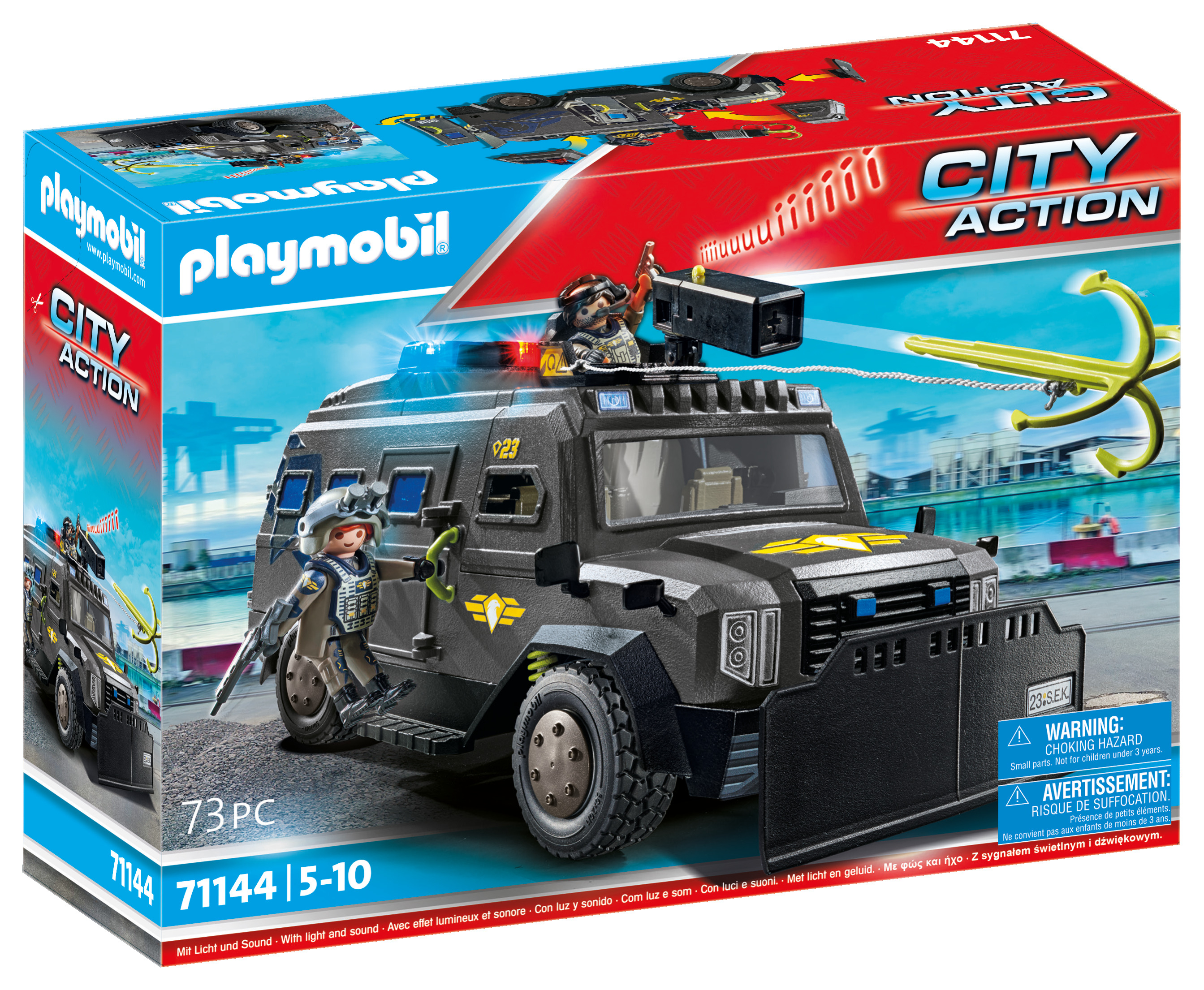 PLAYMOBIL City Action SWAT-Geländefahrzeug Mehrfarbig