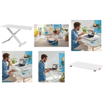 LEITZ Sitz-Steh Workstation Ergo Cosy, hellgrau pneumatisch unterstützte Höhenverstellung, mind. Höhe 44 mm/ - 1 Stück (6533-00-85)