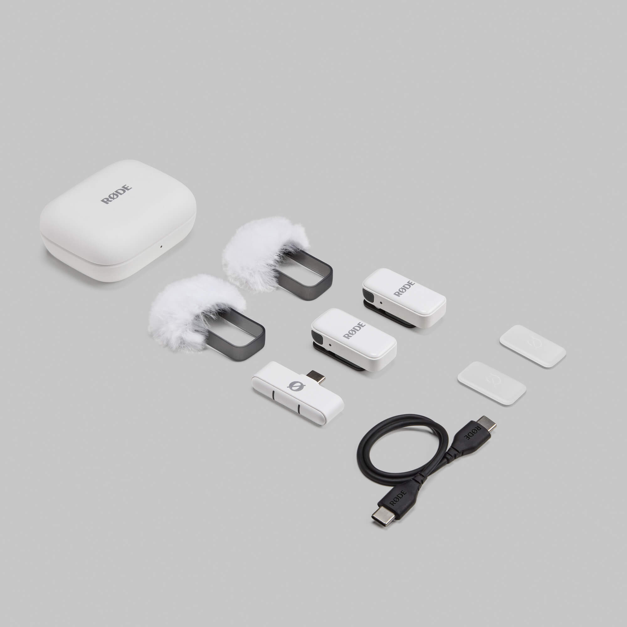 RODE Wireless Micro Kabelloses Mikrofonsystem USB-C Weiß