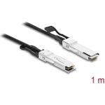 Delock Twinax Kabel QSFP28 Stecker zu QSFP28 Stecker 100 Gbps 1 m (87551)