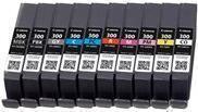 Canon PFI-MBK/PBK/CO/GY/R/C/M/Y/PC/PM 10 Ink Cartridge Multipack (4192C008)