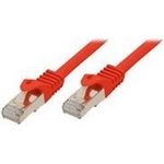 shiverpeaks®-BASIC-S--RJ45 Patchkabel S/FTP,PIMF, RohkabelCat.7 Rohkabel Halogenfrei, rot, 3,0m (BS75513-R)
